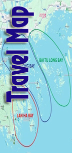 Click to view large size Lan Ha Bay map